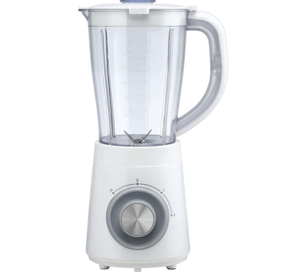 ESSENTIALS C15BW19 Blender - White, White,Silver/Grey