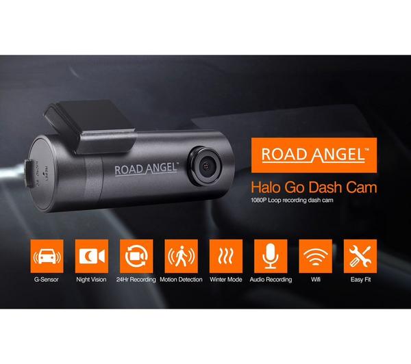 ROAD ANGEL Halo Go Full HD Dash Cam - Black image number 5