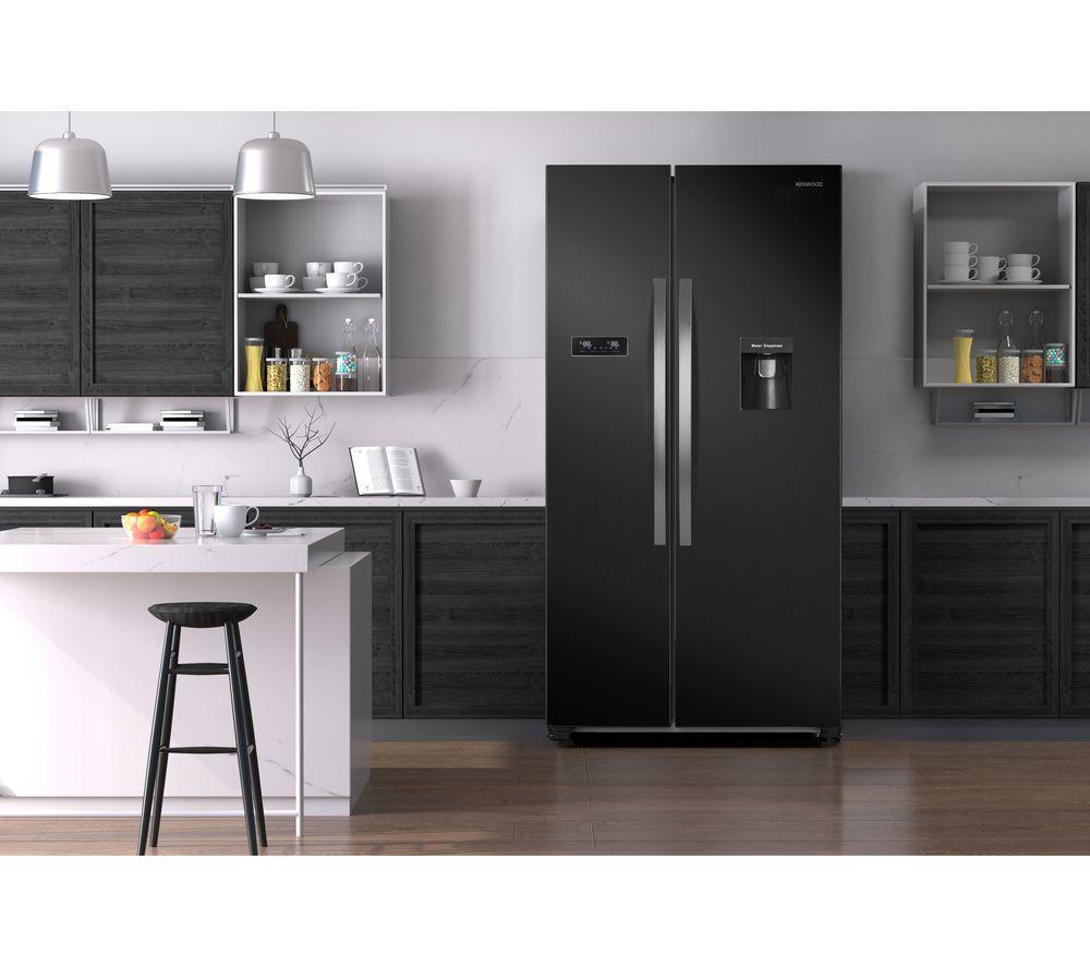Buy KENWOOD KSBSDB19 AmericanStyle Fridge Freezer Black Currys