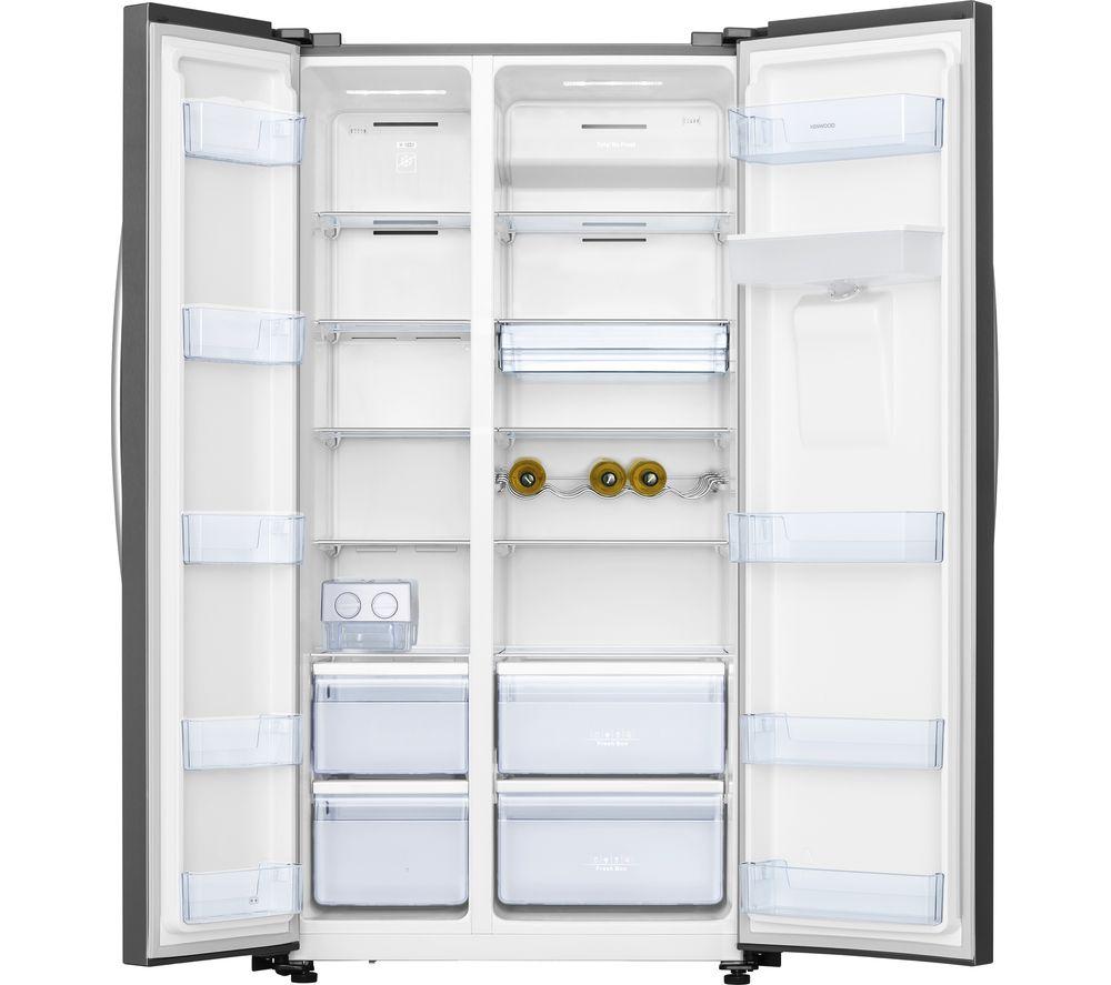 Buy KENWOOD KSBSDB19 AmericanStyle Fridge Freezer Black Currys