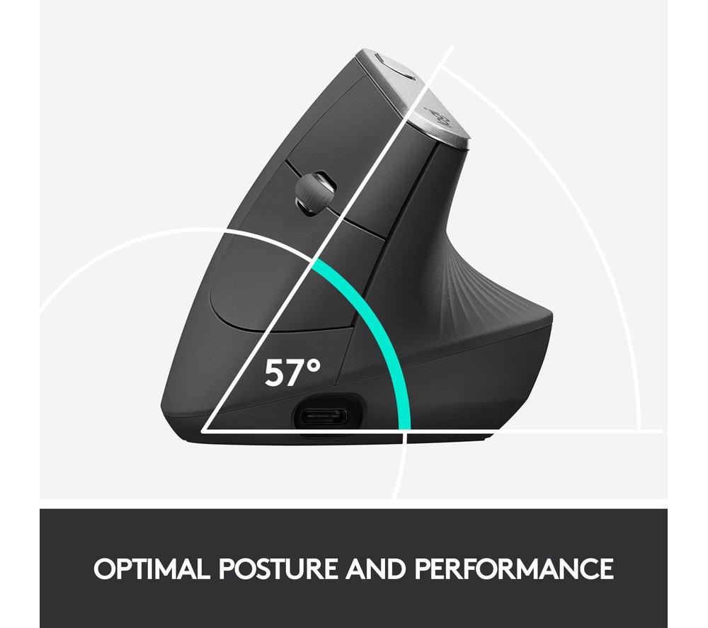 LOGITECH MX Vertical Ergonomic Optical Mouse image number 4 of 23