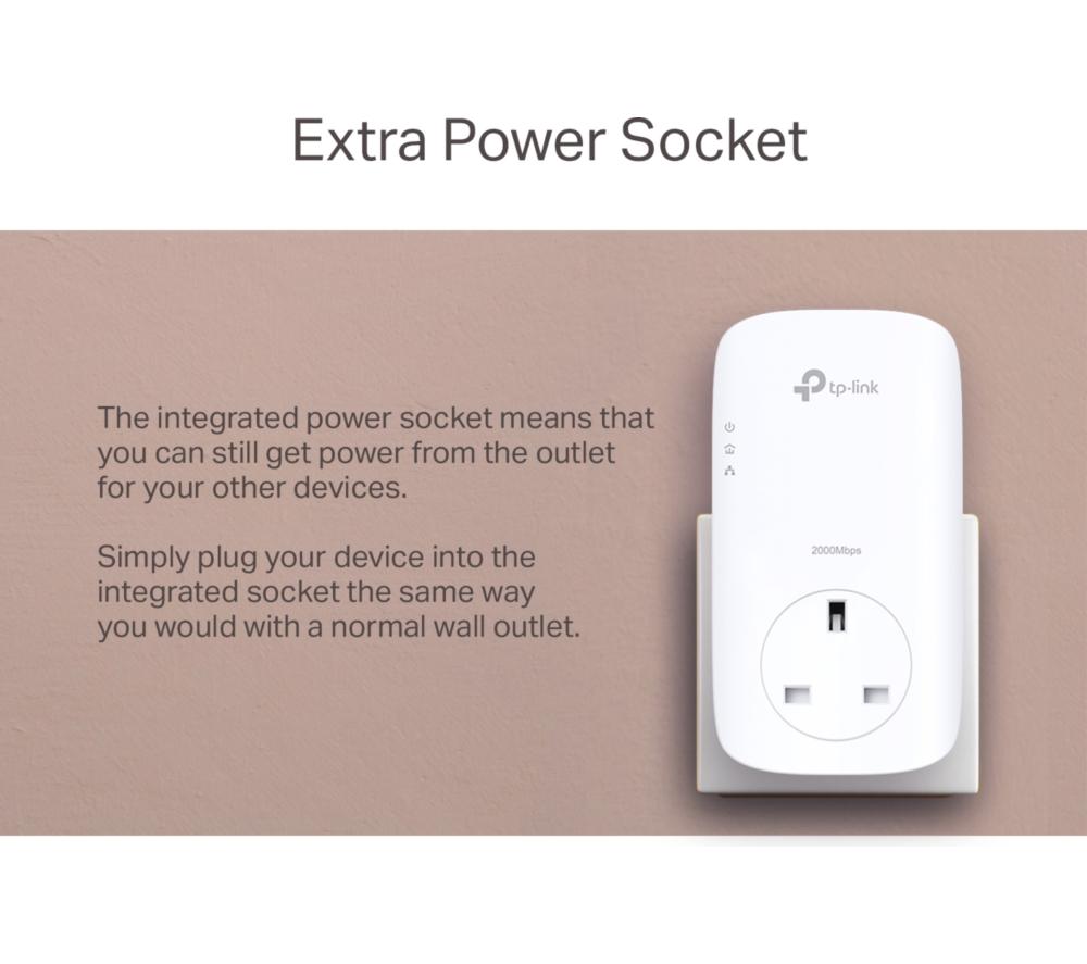 TP-LINK TL-PA9020P Powerline Adapter Kit - Twin Pack image number 5 of 9