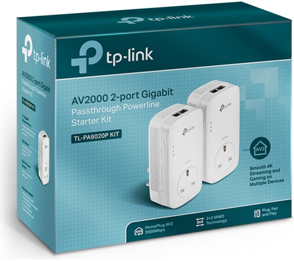 TP-LINK TL-PA9020P Powerline Adapter Kit - Twin Pack image number 8 of 9