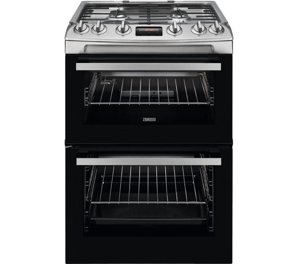 ZANUSSI ZCG63260XE 60 cm Gas Cooker - Stainless Steel image number 0