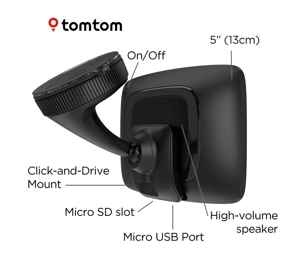 TOMTOM GO Essential 5" Sat Nav - Full Europe Maps image number 10 of 11