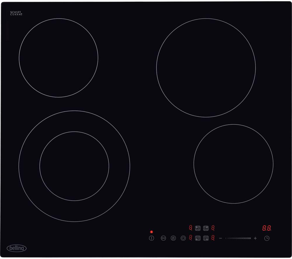 BELLING CH602T 59 cm Electric Ceramic Hob - Black, Black