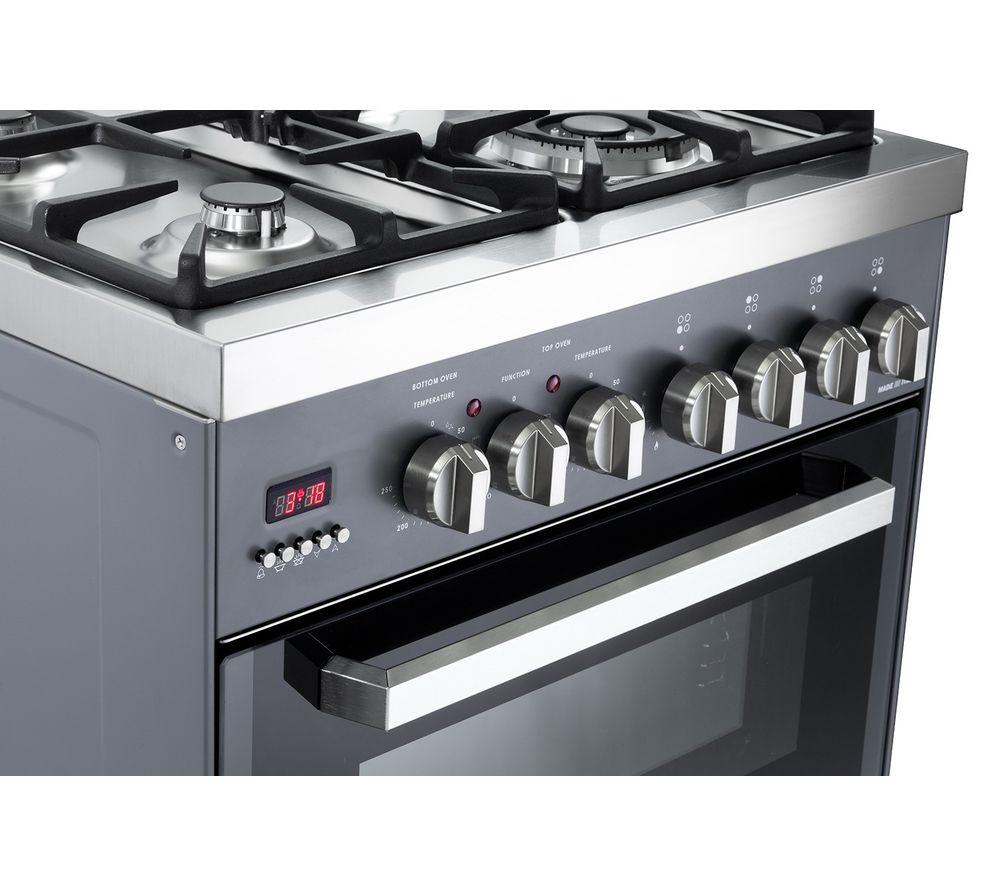 KENWOOD CK234DF SL 60 cm Dual Fuel Cooker - Grey & Chrome image number 4 of 4