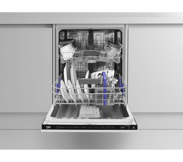 BEKO Pro AutoDose DIN59420D Full-size Fully Integrated Smart Dishwasher image number 2