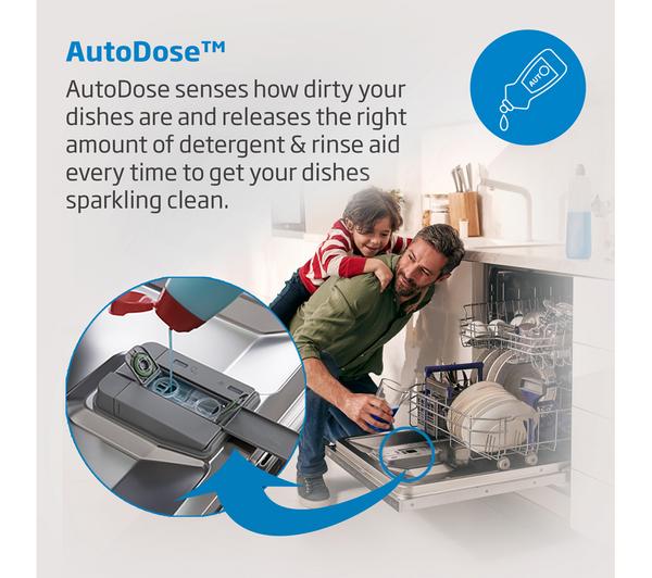 BEKO Pro AutoDose DIN59420D Full-size Fully Integrated Smart Dishwasher image number 7