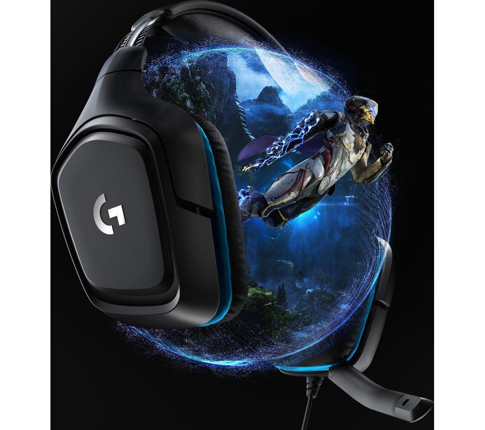 Buy LOGITECH G432 7.1 Gaming Headset - Black & Blue