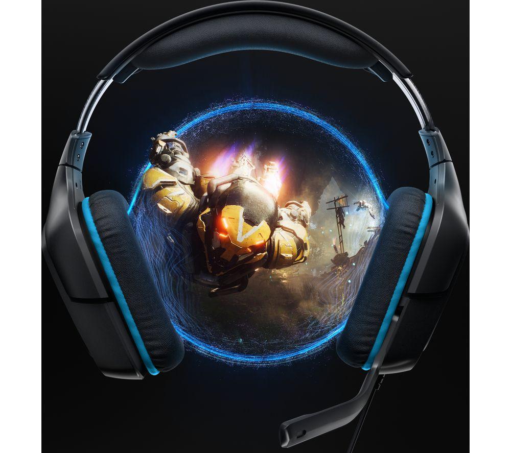Buy LOGITECH G432 Gaming Headset Black Blue Currys