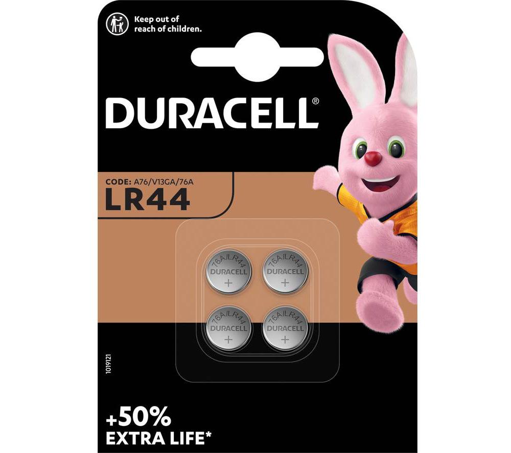 DURACELL LR44 Batteries - Pack of 4