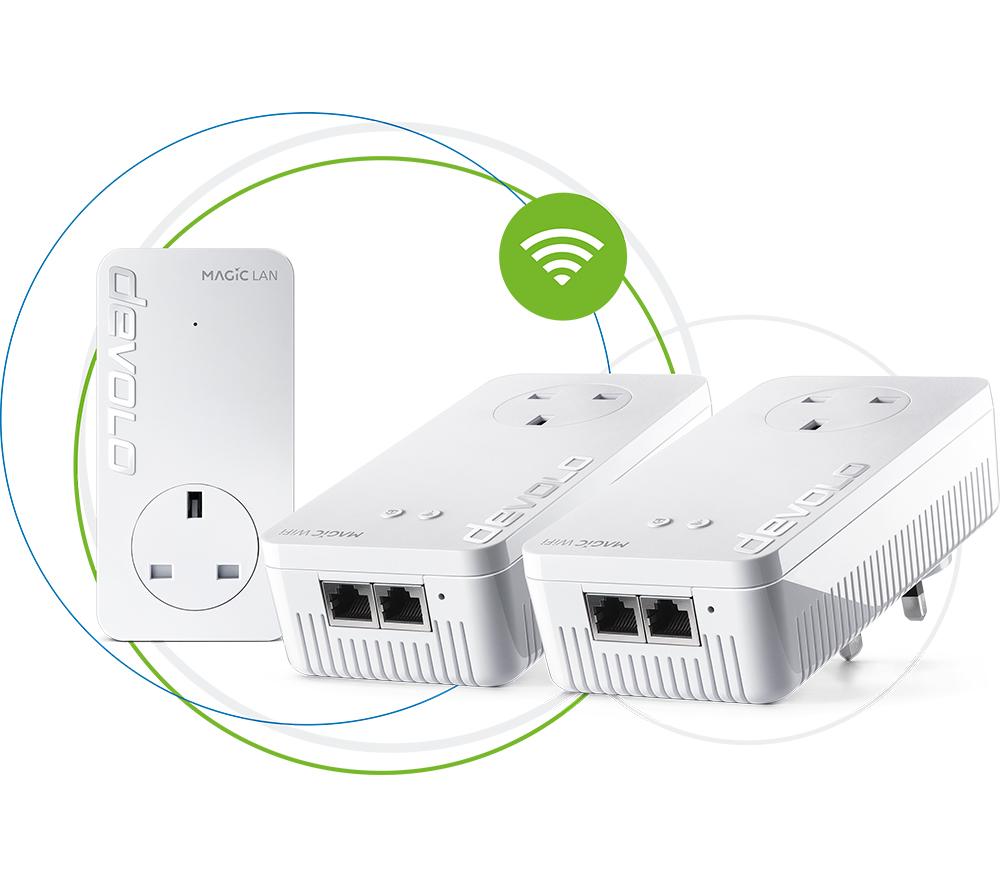 DEVOLO Magic 1 8369 WiFi Powerline Adapter Kit - Triple Pack