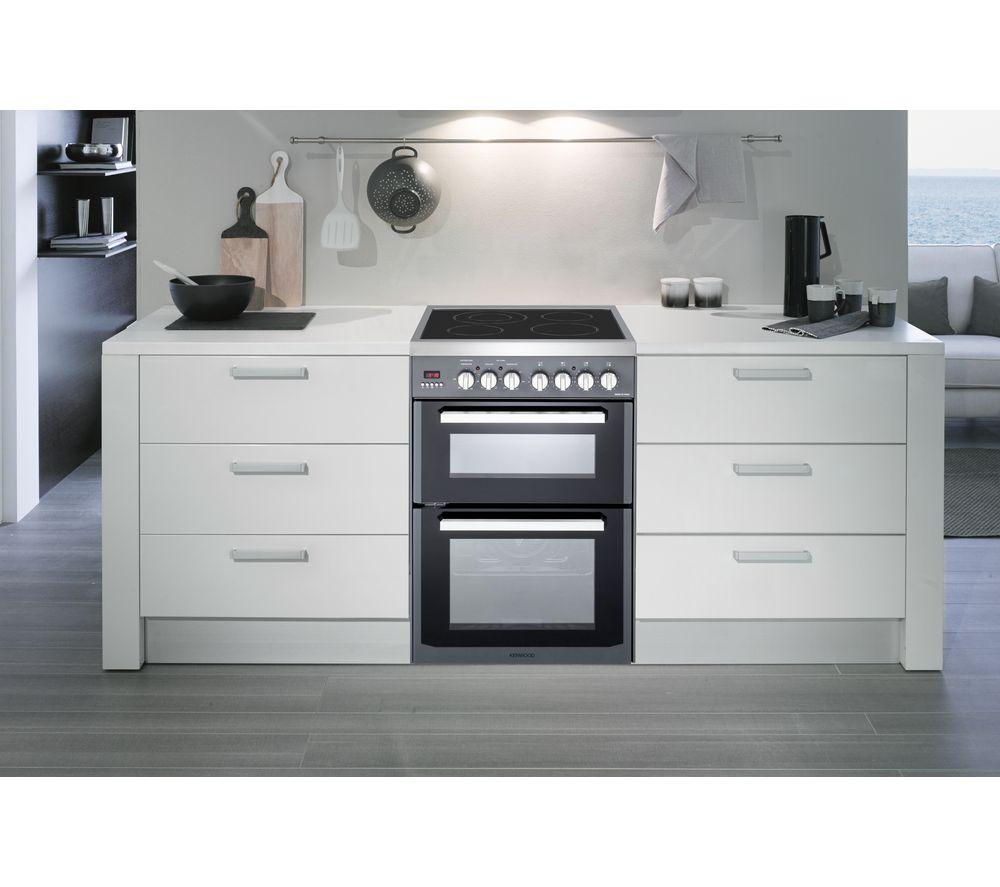 KENWOOD CK235C 60 cm Electric Ceramic Cooker - Slate Grey & Chrome image number 2 of 3