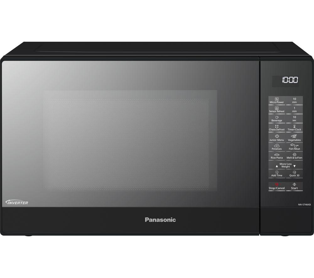 PANASONIC NN-ST46KBBPQ Solo Microwave - Black, Black