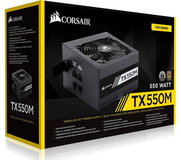 CORSAIR TX550M Semi-Modular ATX PSU - 550 W image number 1