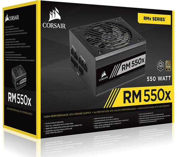 CORSAIR RM550x Modular ATX PSU - 550 W image number 2