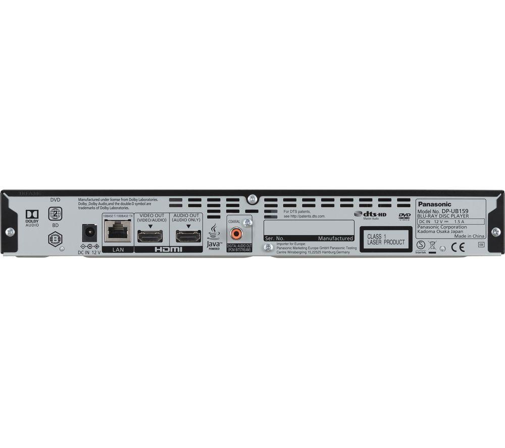PANASONIC DP-UB159EB 4K Ultra HD Blu-ray & DVD Player image number 4 of 6