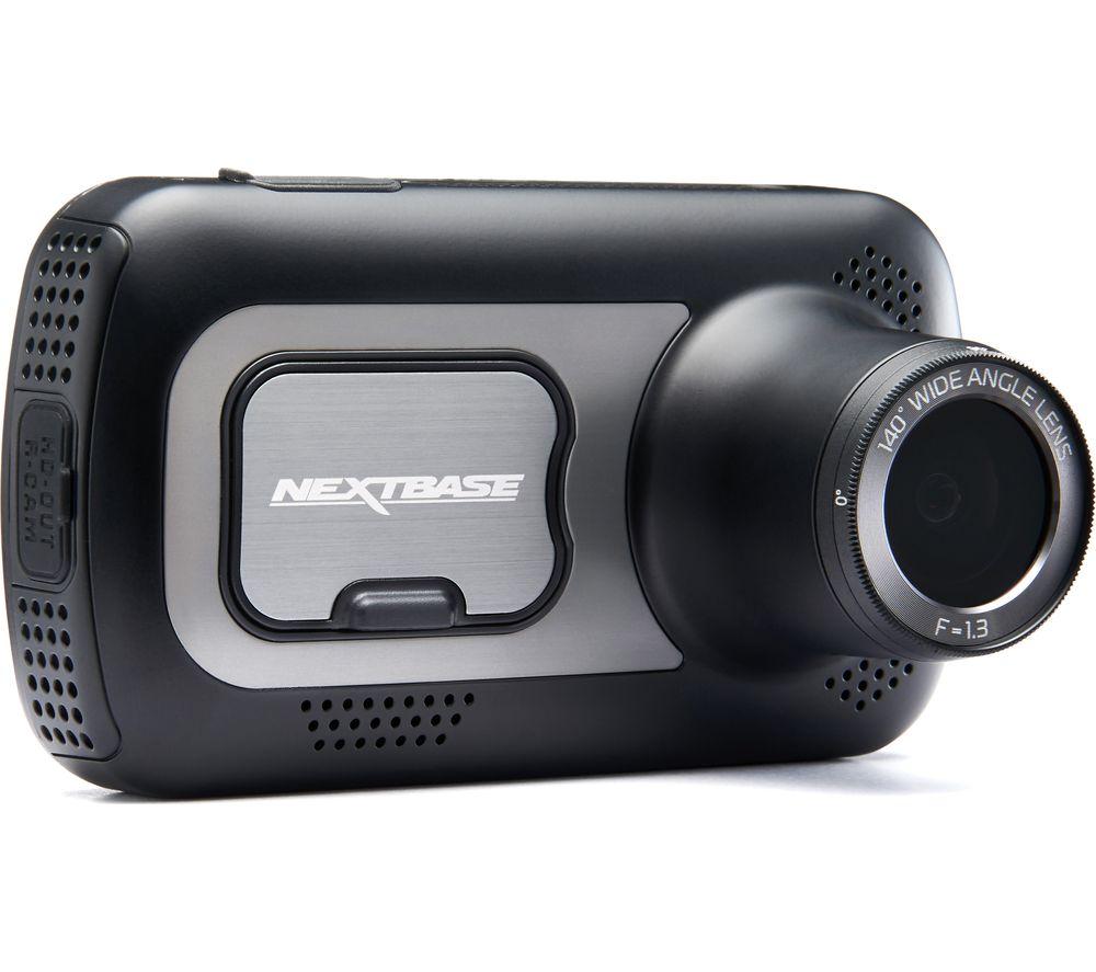 Nextbase 522GW Dash Cam Front and Rear Camera Small with App- 1440p/30fps Quad HD with Wi-Fi Bluetooth 10Hz GPS- Built-in Alexa- Night Vision- Parking