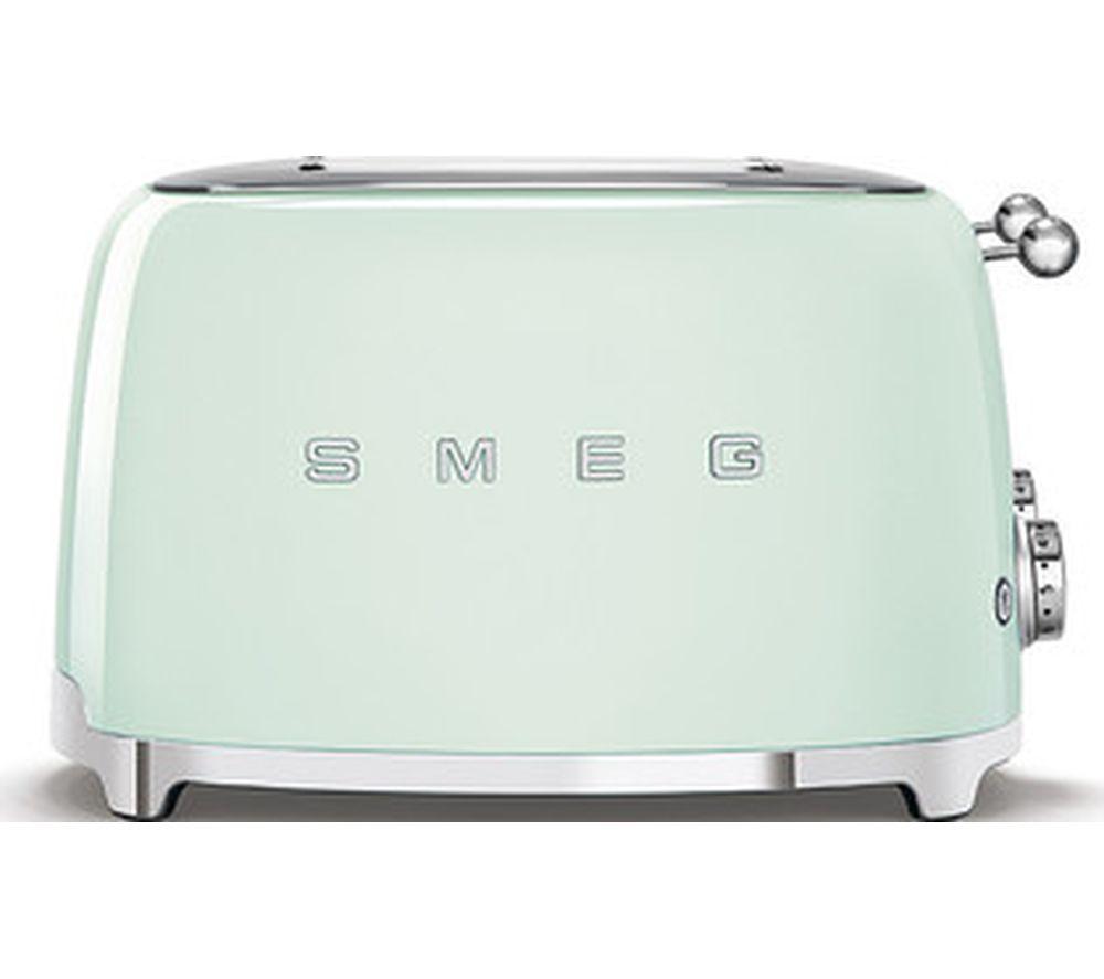 SMEG 50s Retro Style TSF03PGUK 4-Slice Toaster - Green
