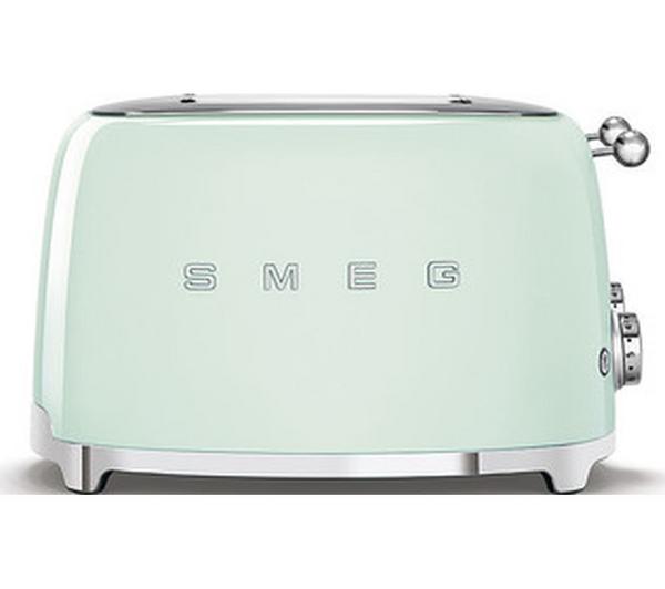 SMEG 50's Retro Style TSF03PGUK 4-Slice Toaster - Green image number 0