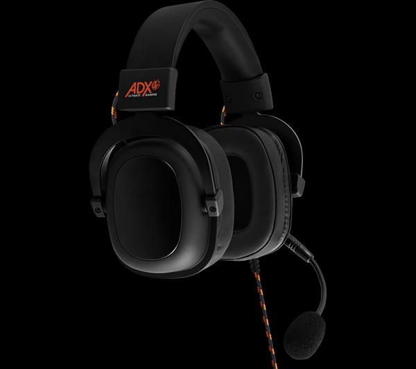 ADX Firestorm Pro Gaming Headset - Black & Orange image number 5