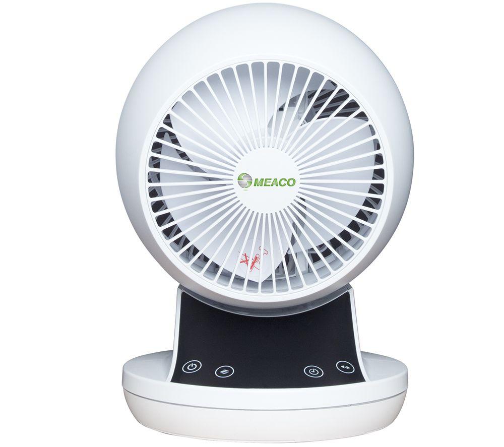 MEACO MeacoFan 360 Portable 6 Desk Fan - White, White