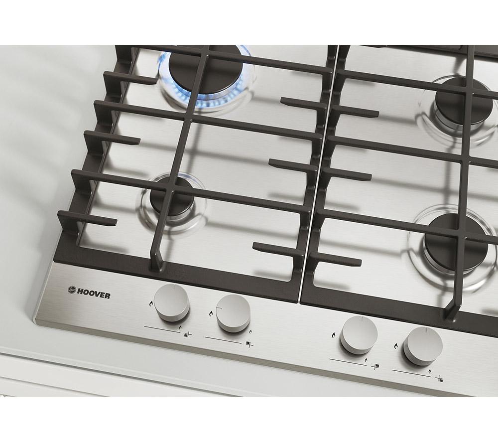 HOOVER H-HOB 300 GAS HHG6BRMX 60 cm Gas Hob - Stainless Steel image number 5 of 10