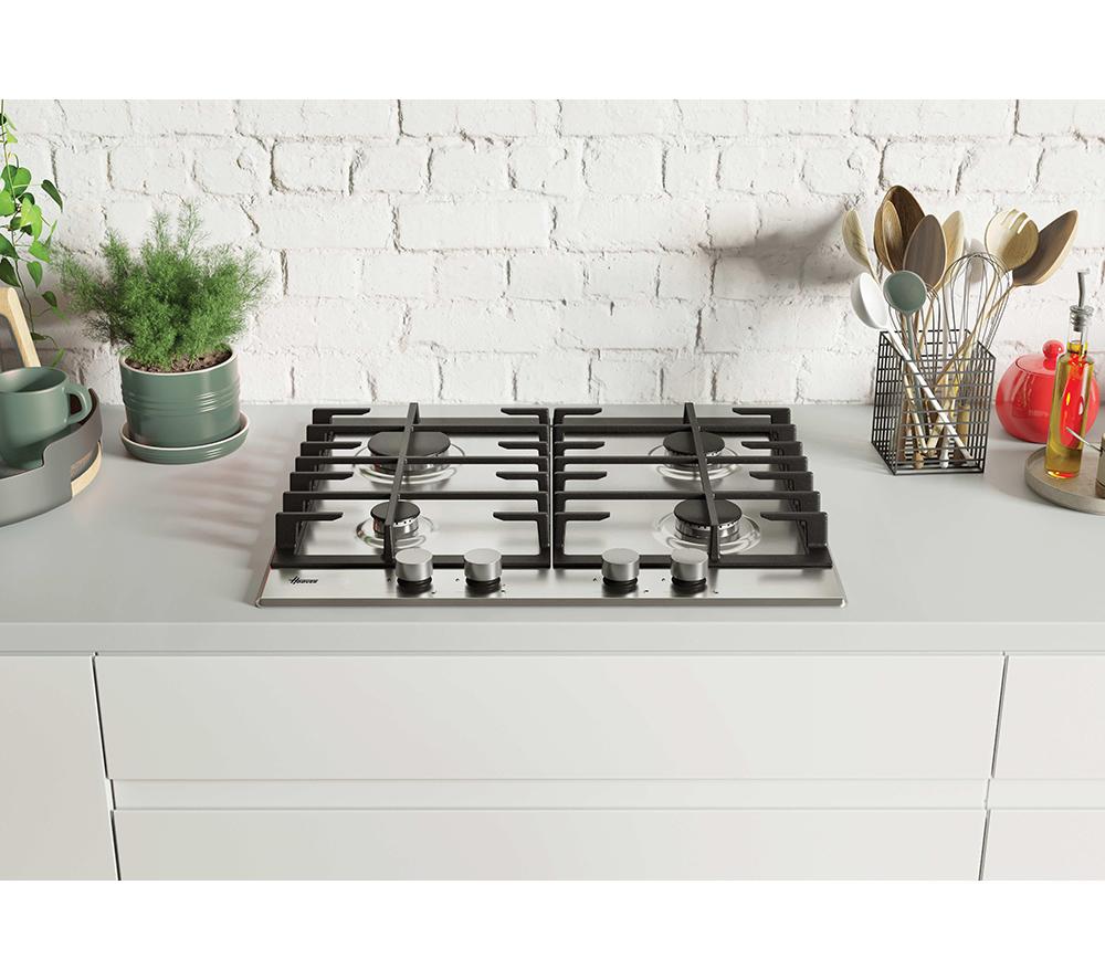 HOOVER H-HOB 300 GAS HHG6BRMX 60 cm Gas Hob - Stainless Steel image number 8 of 10