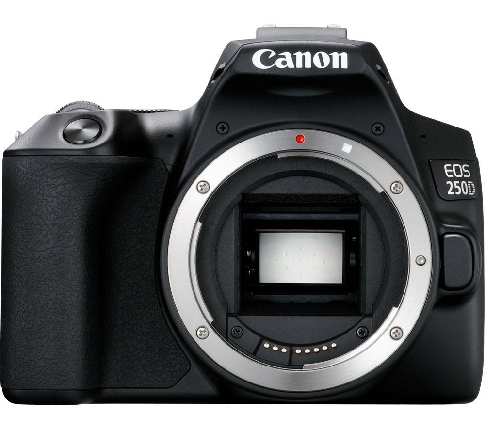 Image of CANON EOS 250D DSLR Camera - Body Only, Black