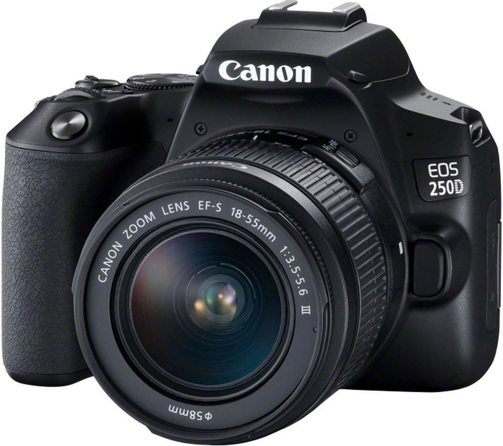 Click to view product details and reviews for Canon Eos 250d Dslr Camera With Ef S 18 55 Mm F 35 56 Iii Lens Black.