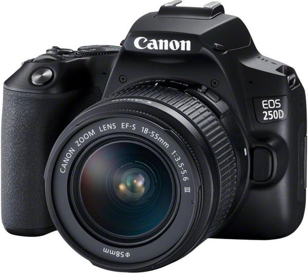 CANON EOS 250D DSLR Camera with EF-S 18-55 mm f/3.5-5.6 III Lens image number 0