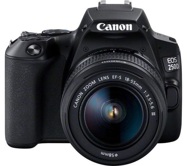 CANON EOS 250D DSLR Camera with EF-S 18-55 mm f/3.5-5.6 III Lens image number 1