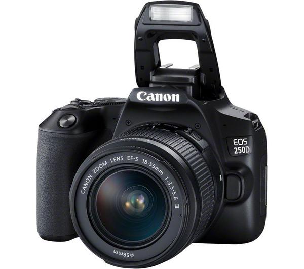 CANON EOS 250D DSLR Camera with EF-S 18-55 mm f/3.5-5.6 III Lens image number 2
