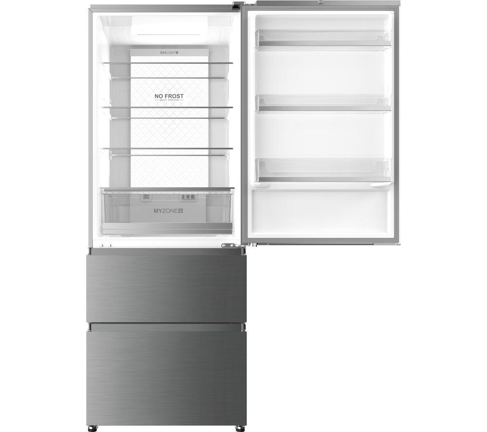 HAIER A3FE743CPJ 70/30 Fridge Freezer - Stainless Steel image number 2 of 8