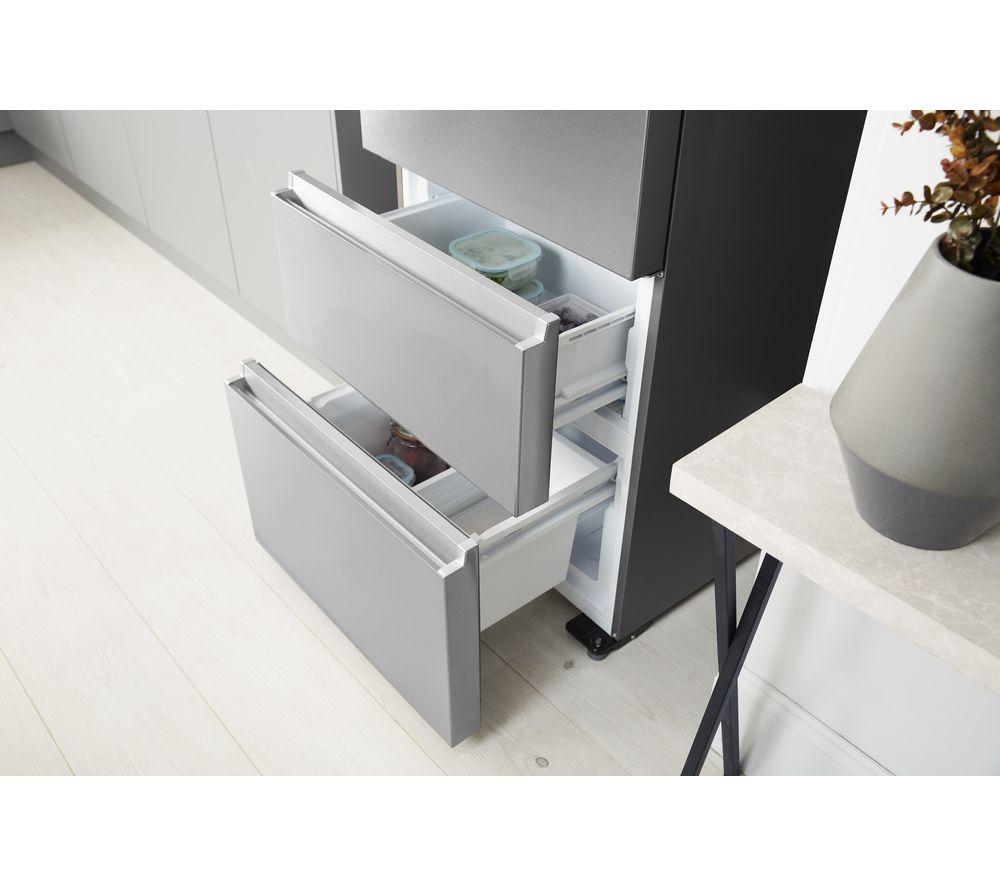 HAIER A3FE743CPJ 70/30 Fridge Freezer - Stainless Steel image number 7 of 8