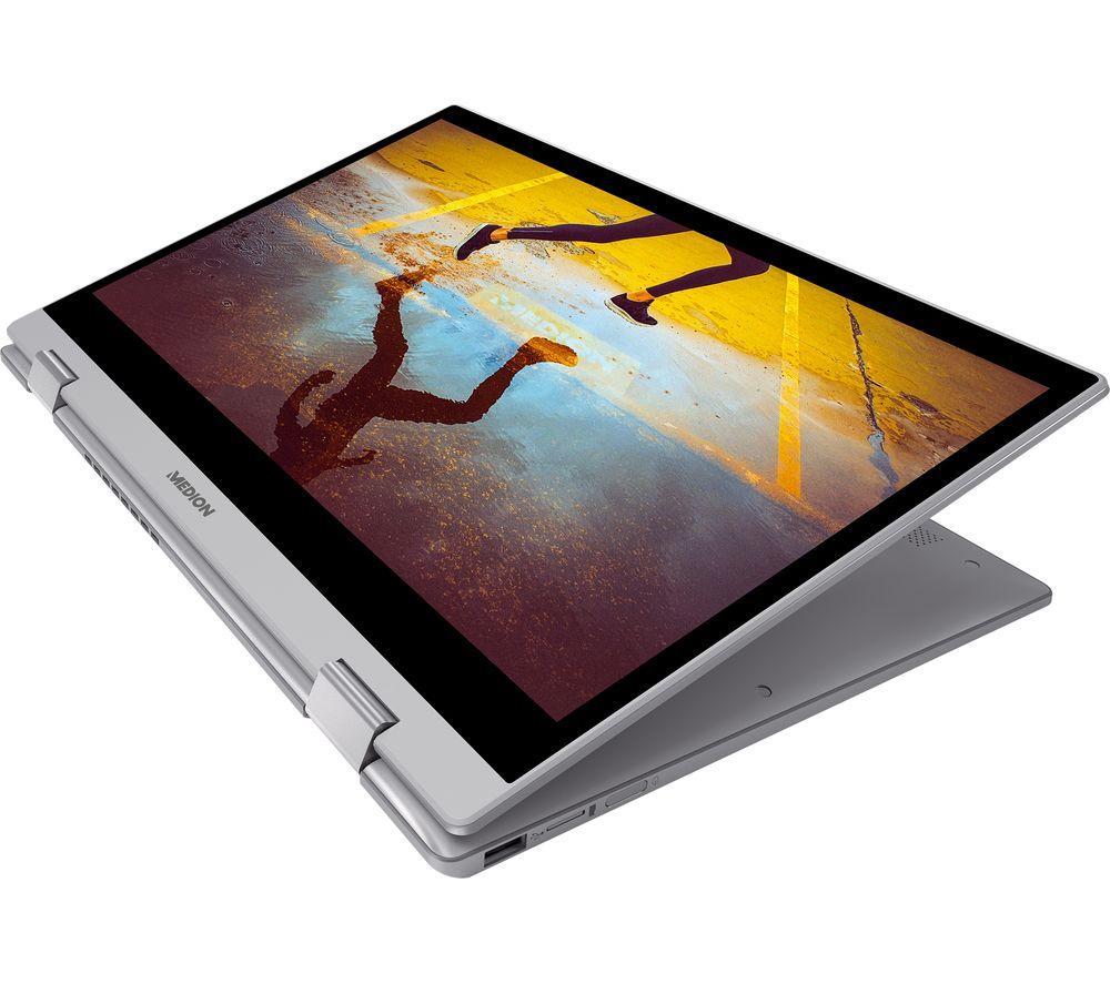 Image of MEDION AKOYA S4403 14 Intel®Core i5 2 in 1 Laptop - 512 GB SSD, Silver, Silver/Grey