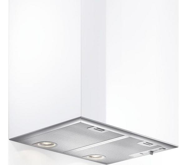 BOSCH Serie 4 DHL555BLGB Canopy Cooker Hood - Silver image number 1