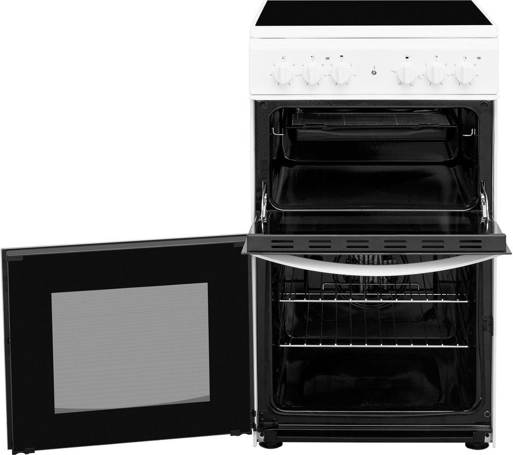 INDESIT ID5V92KMW/UK 50 cm Electric Ceramic Cooker - White image number 9 of 12