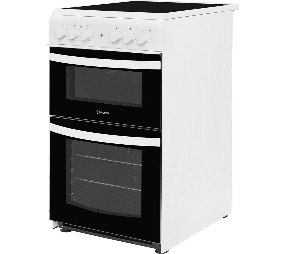 INDESIT ID5V92KMW/UK 50 cm Electric Ceramic Cooker - White image number 10 of 12