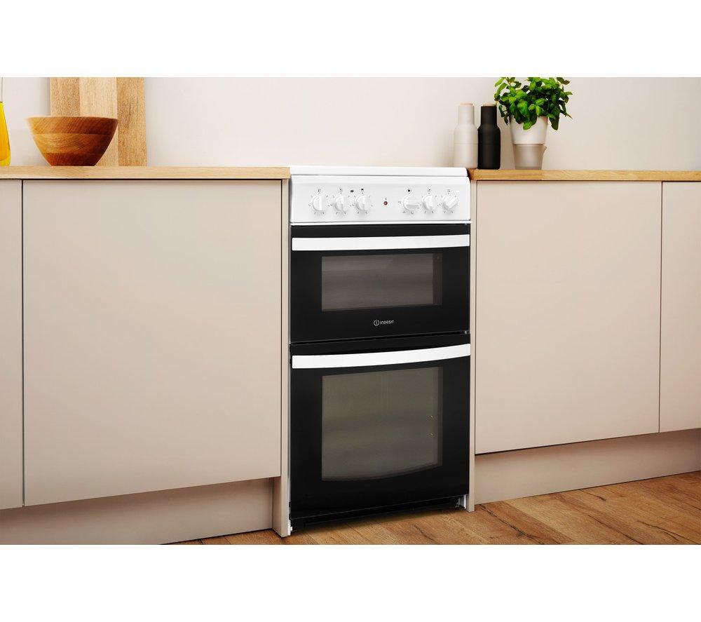 INDESIT ID5V92KMW/UK 50 cm Electric Ceramic Cooker - White image number 12 of 12