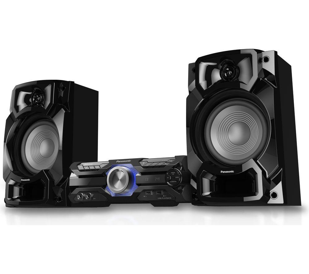 PANASONIC SC-AKX520E-K Bluetooth Megasound Party Hi-Fi System - Black image number 2 of 8