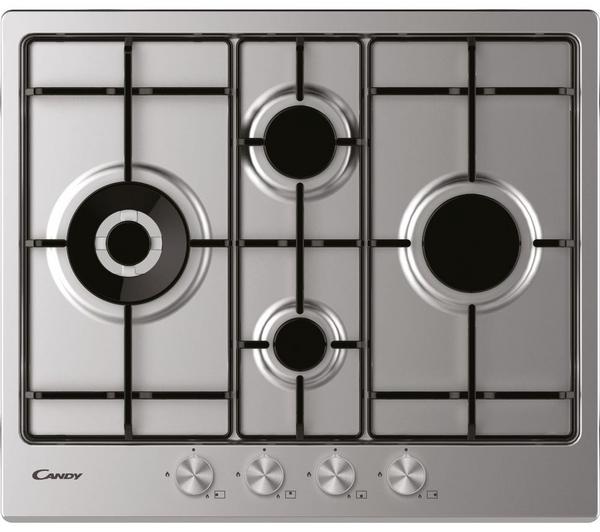 CANDY CHW6D4WPX Gas Hob - Stainless Steel image number 0