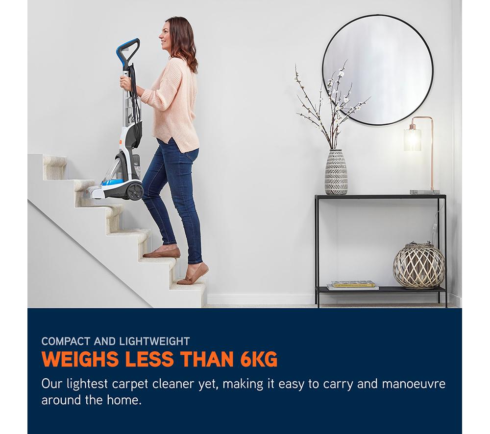 VAX Compact Power CWCPV011 Upright Carpet Cleaner - White image number 4 of 9