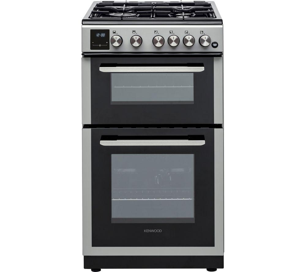 KENWOOD KTG506S19 50 cm Gas Cooker - Silver, Silver/Grey