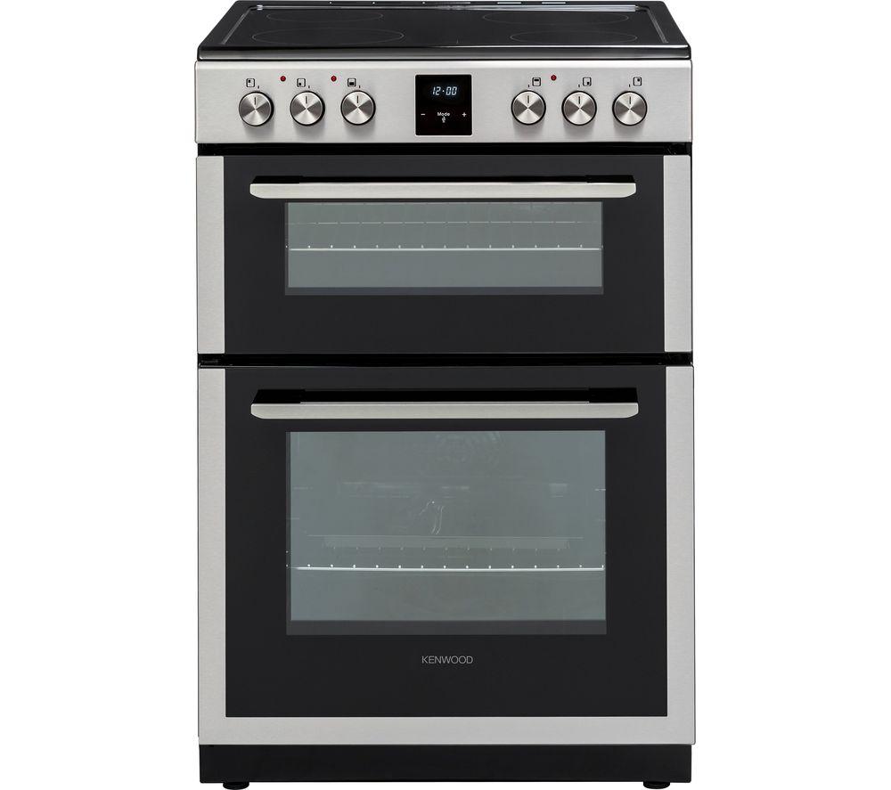 KENWOOD KDC66SS19 60 cm Electric Ceramic Cooker - Stainless Steel, Stainless Steel