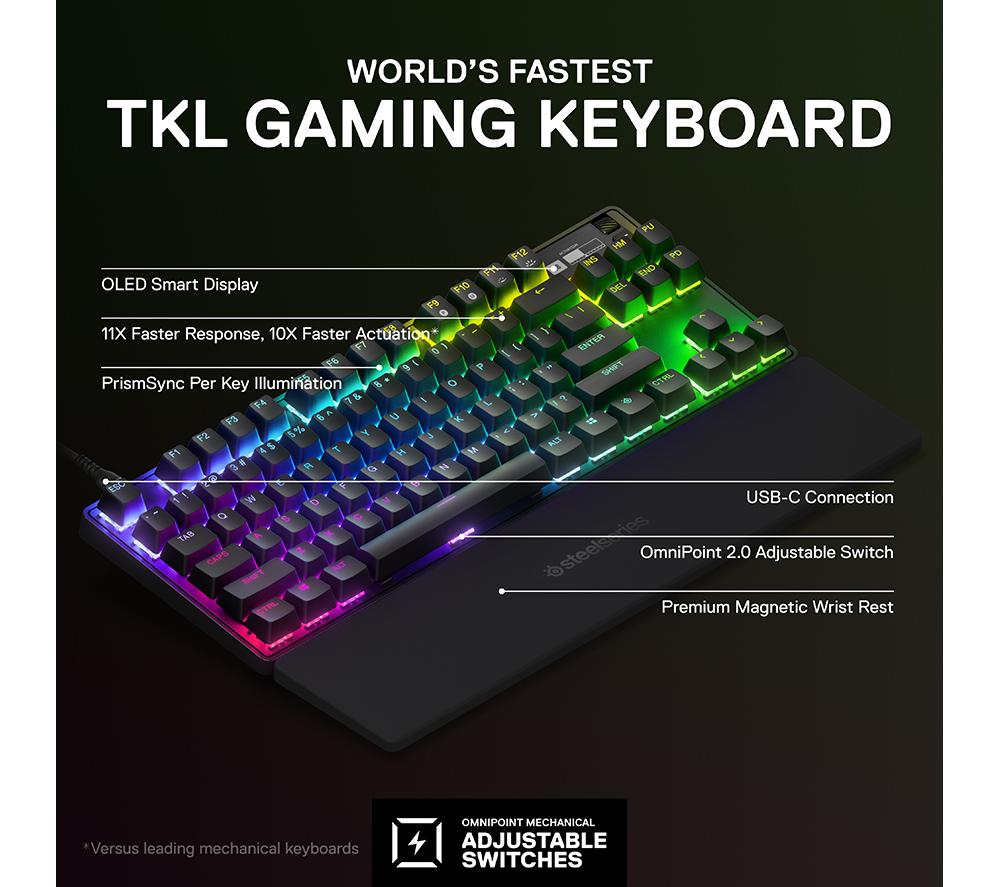 Apex Pro TKL WL, Wireless TKL gaming keyboard