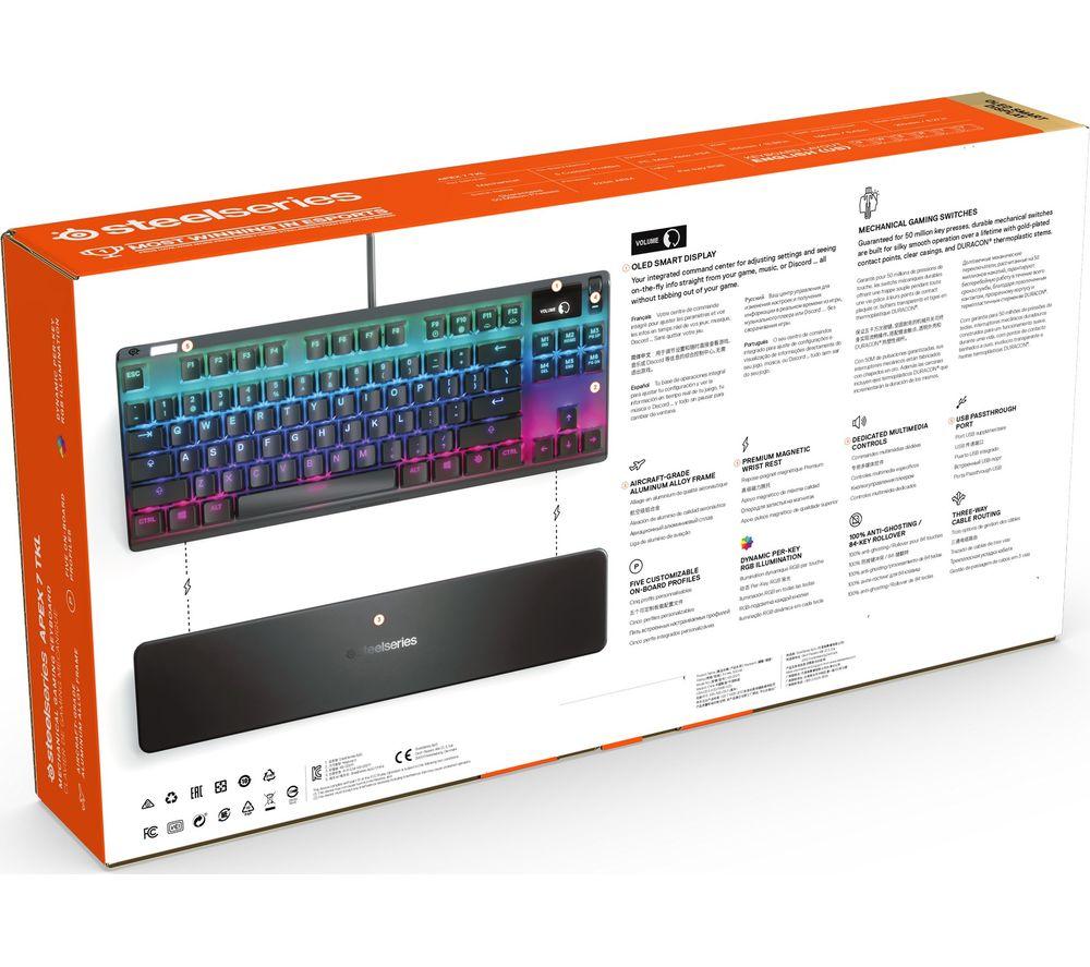 Buy STEELSERIES Apex 7 TKL Mechanical Gaming Keyboard Currys