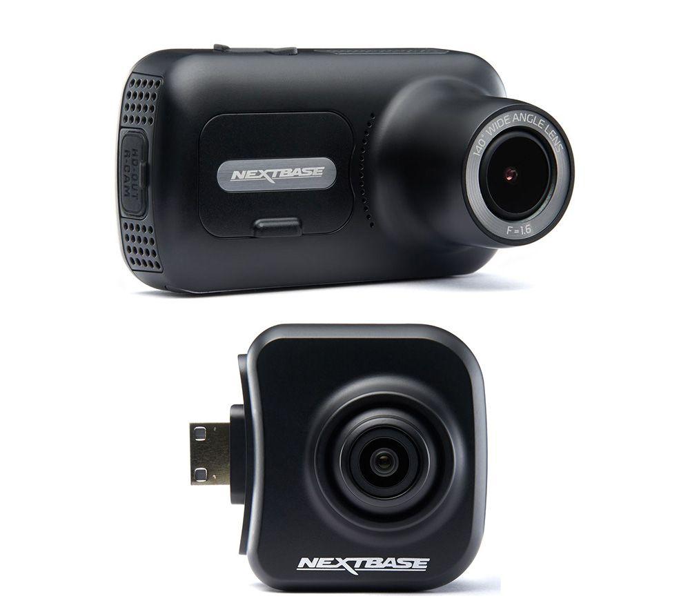Nextbase 322GW Full HD Dash Cam & Rear View Cam Bundle - Black, Black