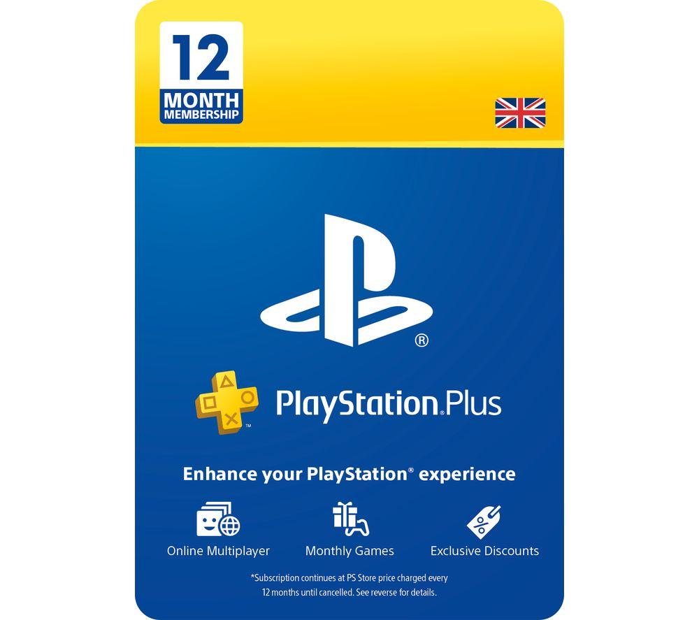PLAYSTATION Plus 12 Month Subscription